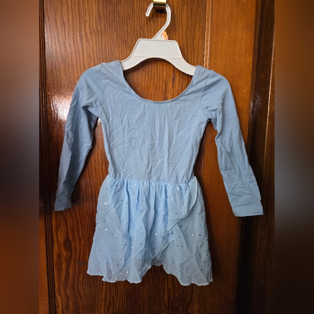 Girls Light Blue Ballet Leotard Size 120 / US 6